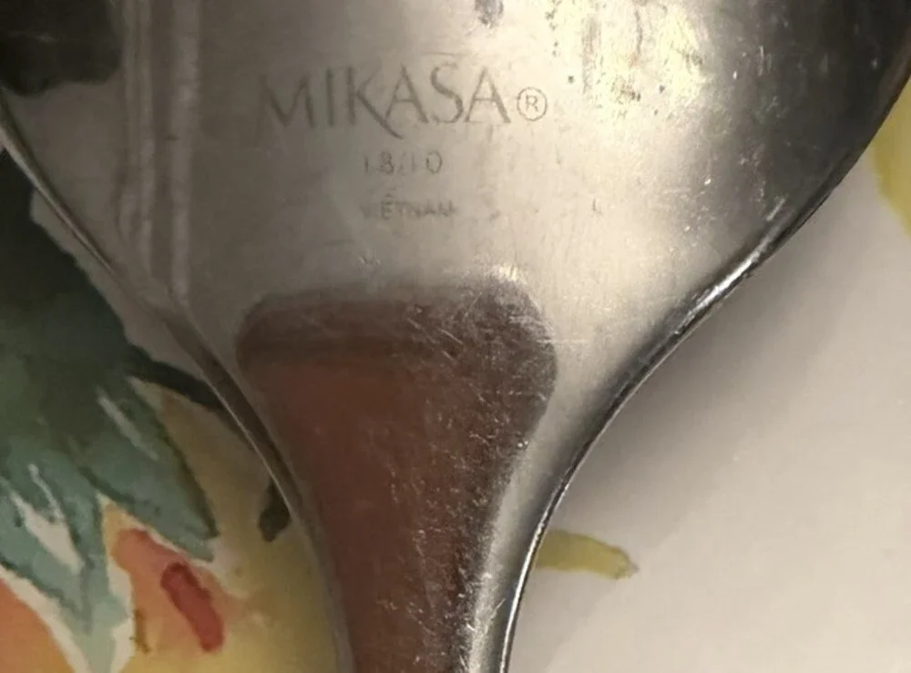 Mikasa Prescott Satin 3-Piece Hostess Serving Set 18/10 Stainless Steel